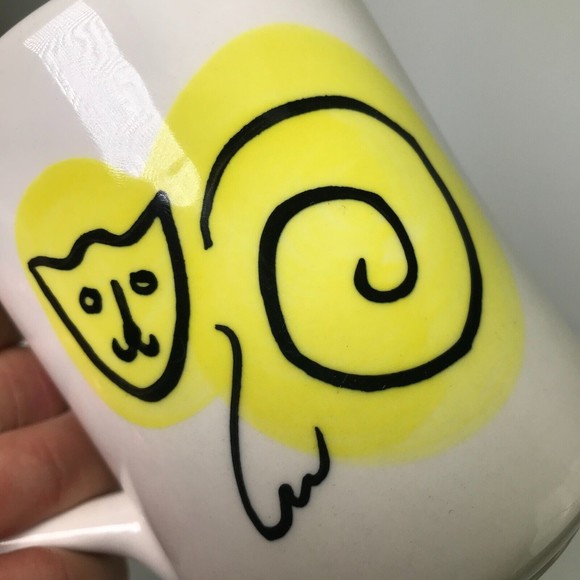 Evandale CAT Diner Mug RARE Collectible 1980s large handle - Picture 6 of 7